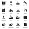 Constructional Vehicles Glyph Icons Pack