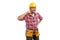 Constructor doing call me gesture