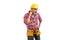 Constructor touching ear as listening sign