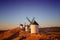 Consuegra is a litle town in the Spanish region of Castilla-La Mancha, famous due to its historical windmills