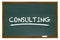 Consulting Chalk Board Word Consultant Training