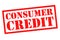 CONSUMER CREDIT Rubber Stamp