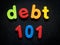 Consumer debt concept