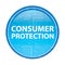 Consumer Protection floral blue round button