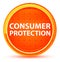 Consumer Protection Natural Orange Round Button