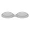 Contact lens container icon, gray monochrome style