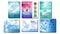 Contact Lenses Advertising Banners Set Vector