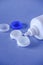Contact lenses, ultra-wetting and comfortable wearing of contact lenses. Medicine and vision concept