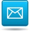 Contact mail icon web buttons blue