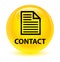 Contact (page icon) glassy yellow round button