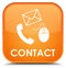 Contact (phone email and mouse icon) orange special square button