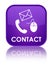 Contact (phone email and mouse icon) purple special square button