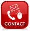 Contact (phone email and mouse icon) red special square button