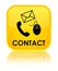 Contact (phone email and mouse icon) yellow special square button
