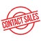Contact Sales rubber stamp
