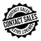 Contact Sales rubber stamp