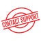 Contact Support rubber stamp