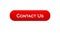 Contact us web interface button red color business communication, help, feedback