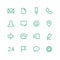 Contacts icon set