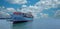 Container cargo ship, Global business import export commerce trade logistic and transportation worldwide by container cargo ship