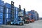 Container forklift