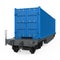 Container Freight Train Isolated