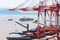 Container gantry crane in shanghai port