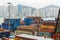 Container harbour in Hong Kong