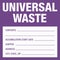 Container Hazardous Standard Label Marking Universal Waste