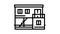 container home line icon animation