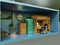 Container home office - retro style 3d voxel art