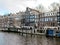 Container houses in canal, Amsterdam, Holland, Netherlands