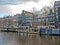 Container houses in canal, Amsterdam, Holland, Netherlands