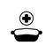 Container for medical tools. Vector icon