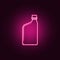 container for motor oil icon. Elements of Bottle in neon style icons. Simple icon for websites, web design, mobile app, info