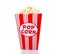 A container with popcorn