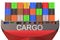 Container ship, cargo concept