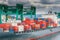 Container ship landing in port of Genoa