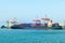 Container ship in Odessa port