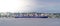 Container ship on the river Elbe in front of the district Blankenese in Hamburg, Germany