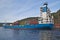 Container ship under svinesund bridge, image 7