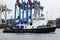 Container terminal Burchardkai in Hamburg on the Elbe