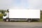 Container Truck white empty Ready For Branding