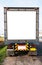 Container trucks Logistic by Cargo truck on the road .empty white billboard .Blank space for text and images