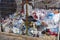 Containers for the collection of plastic containers for processing on the streets of Tel Aviv