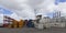 Containers in the port of Montevideo