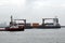 Containership from China on its way to Rotterdam