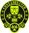 Contaminated Biohazard badge