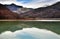 Contaminated lake near an open cast copper mine. Geamana