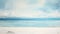 Contemplative Minimalism: Acrylic Beach Painting With Soft Edges And Serene Visuals